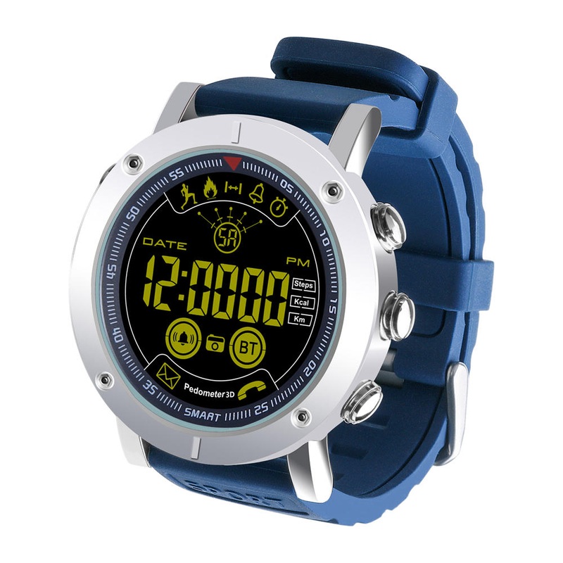 Bakeey EX19 ALL-day Activity Record Metal Body Luminous 5ATM Message 12 Month Standby Smart Watch