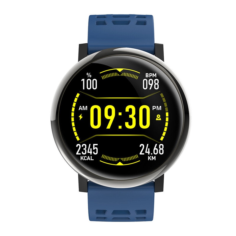 Bakeey G30 24h Heart Rate Blood Pressure O2 Monitor 1.3inch IPS Full-touch Screen bluetooth Music Weather Push Smart Watch