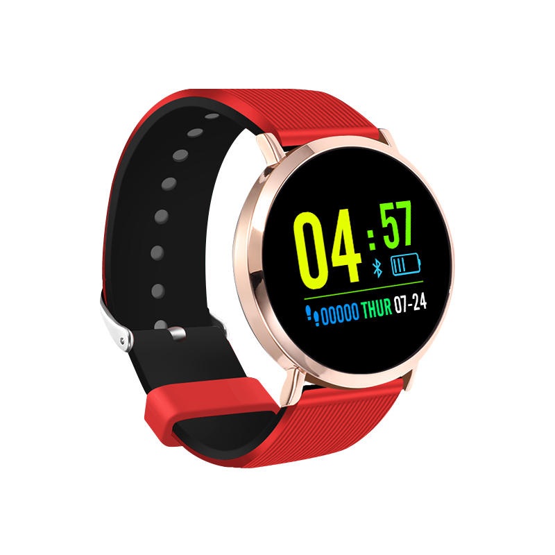 Bakeey K9 Continuous Heart Rate Blood Pressure Sleep Monitor Information Push Anti-lost Smart Watch