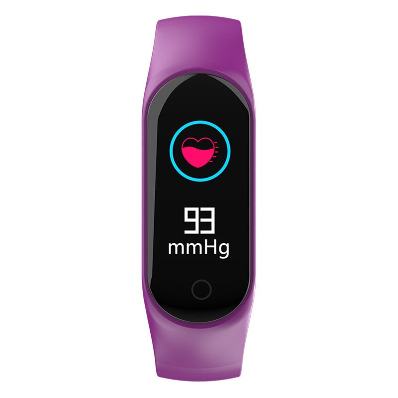 Bakeey M4S Heart Rate Blood Pressure O2 Monitor Multi-sport Modes Call Rejection USB Charging Smart Watch