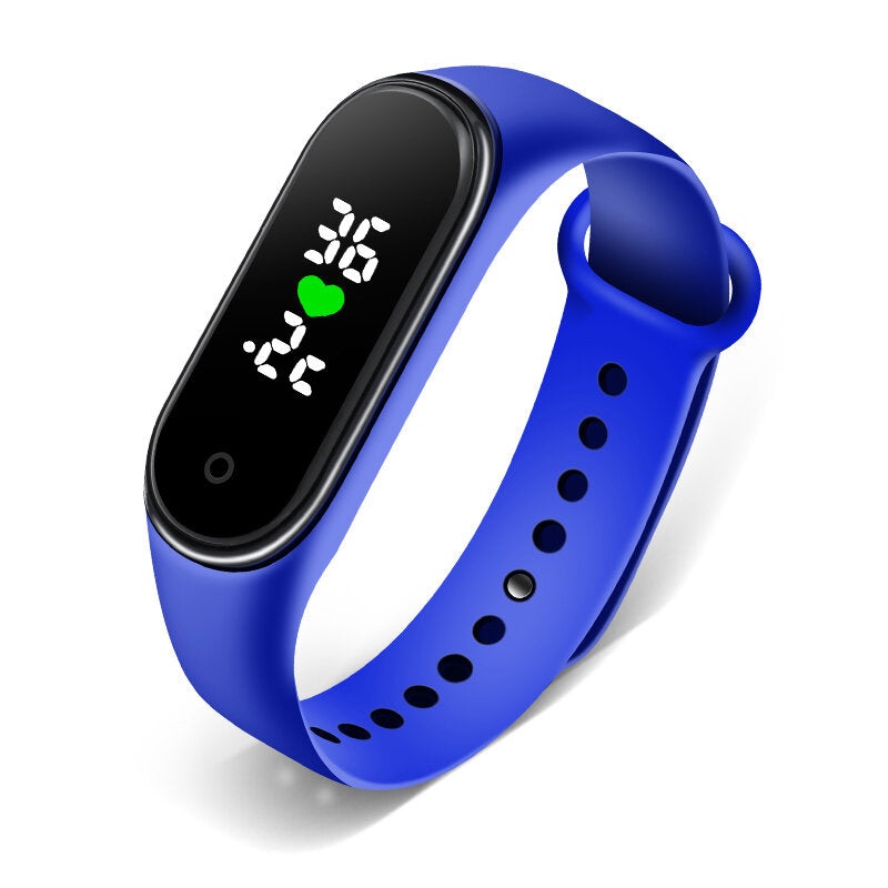 Bakeey M5 Real-time Body Temperature Detection Time Display Smart Watch Wristband