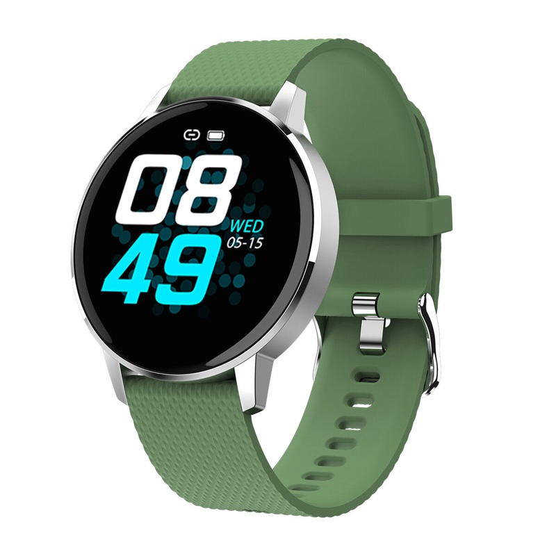 Bakeey T4 1.22′ Ultra-thin Touch Screen IP68 Blood Pressure Sleep Monitor bluetooth Music Smart Watch
