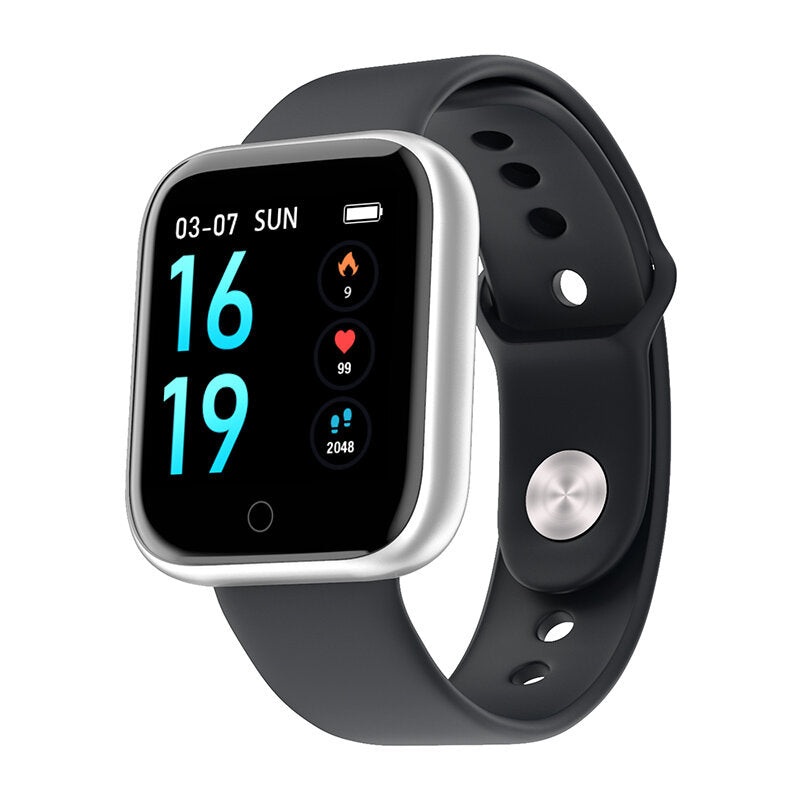 Bakeey T80 Heart Rate Blood Pressure Monitor Multi-sport Modes Weather Forcast Dazzling Screen Smart Watch