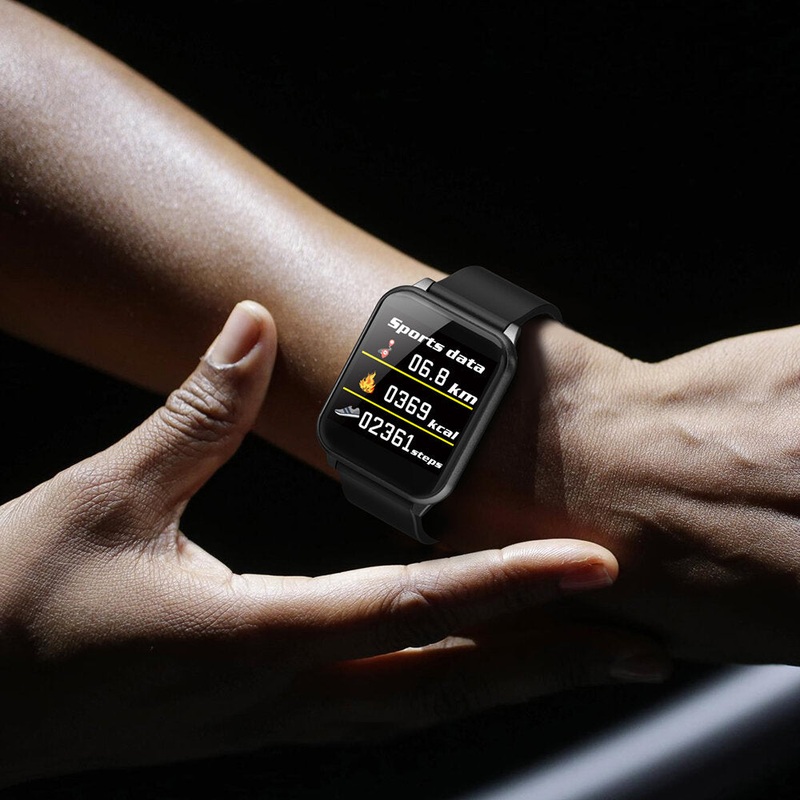 Bakeey Z02 Custom Display PPG Heart Rate Weather Instant Message Remind Smart Watch