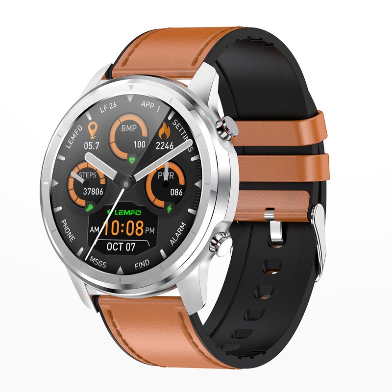 [bluetooth 5.0]LEMFO LF26 Full-round Wristband Weather Display Watch Face Heart Rate Blood Pressure Monitor Smart Watch