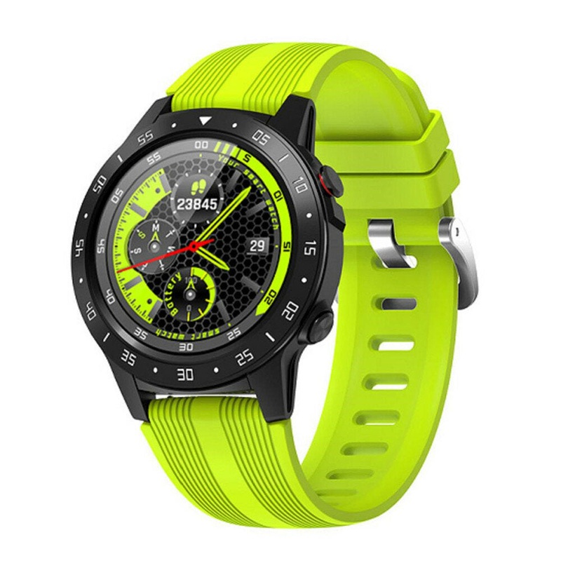 [GPS Satellite Positioning] Bakeey M5 1.28 inch IPS HD Display 24-Hour Health Tracker Heart Rate Monitoring Customized Watch Face 11 Sport Modes Outdoor Sports Smart Watch