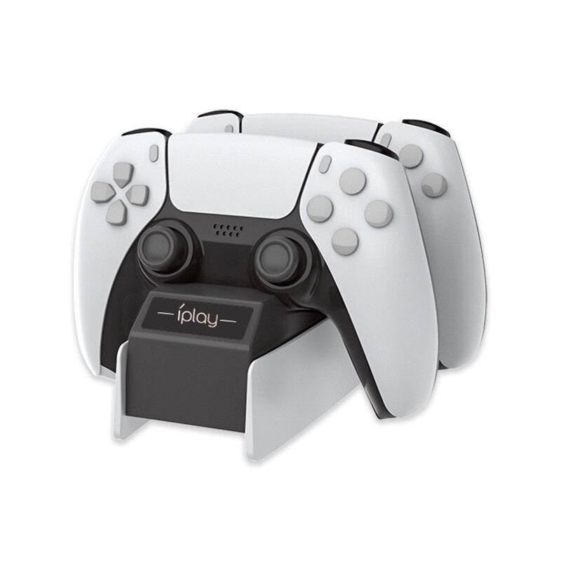 IPLAY HBP-245 Game Controller Dual Charger for PS5 Wireless Game Controller Charging Base With USB Cable
