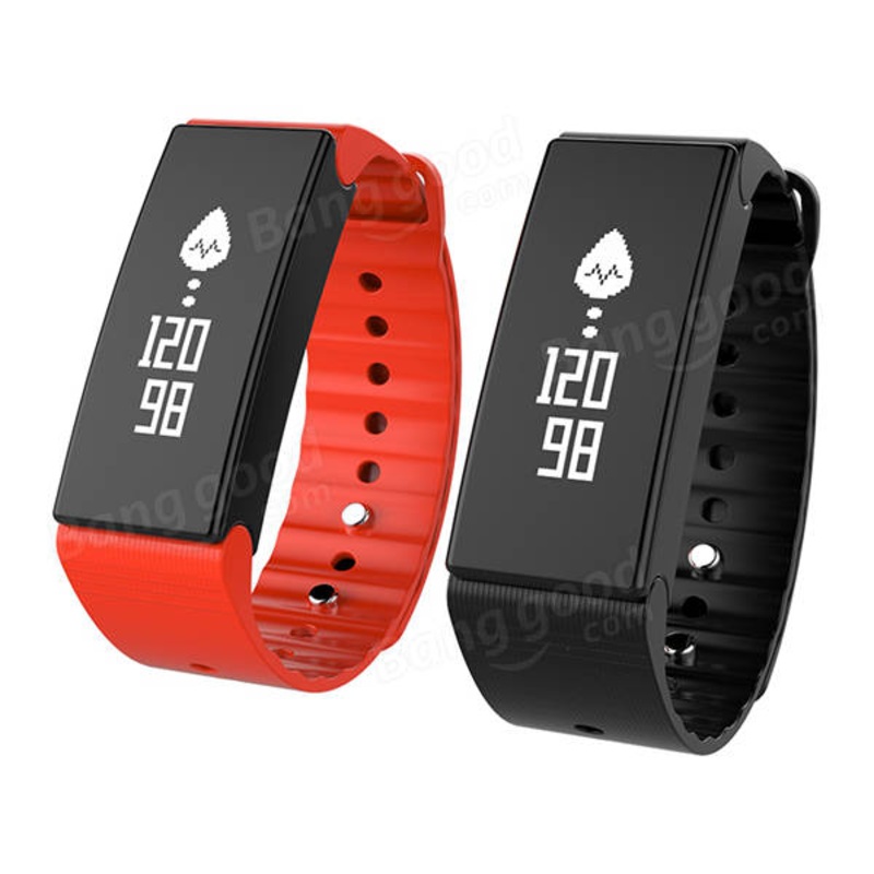 T2 Blood Pressure Heart Rate Monitor bluetooth Smart Wristband Bracelet For iPhone X 8 Plus OnePlus5