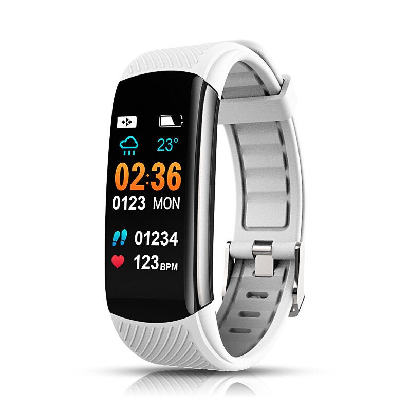 XANES C6 Plus 0.96in Waterproof Smart Watch HR Monitor Sports Fitness Bracelet mi band