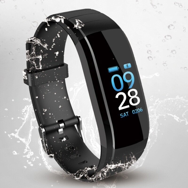 XANES UPX PRO 0.96 Screen Waterproof Smart Watch Blood Pressure Monitor Fitness Braelet Mi Band