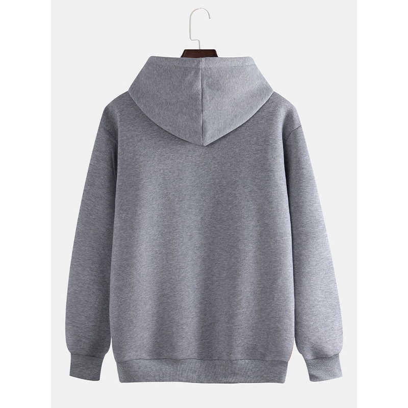Mens Loose Fashion  Warm Cashmere Sweatshirt
