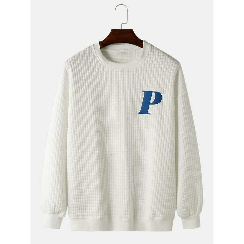 Mens Sports Style Striking Letter Printed Sweatshirt