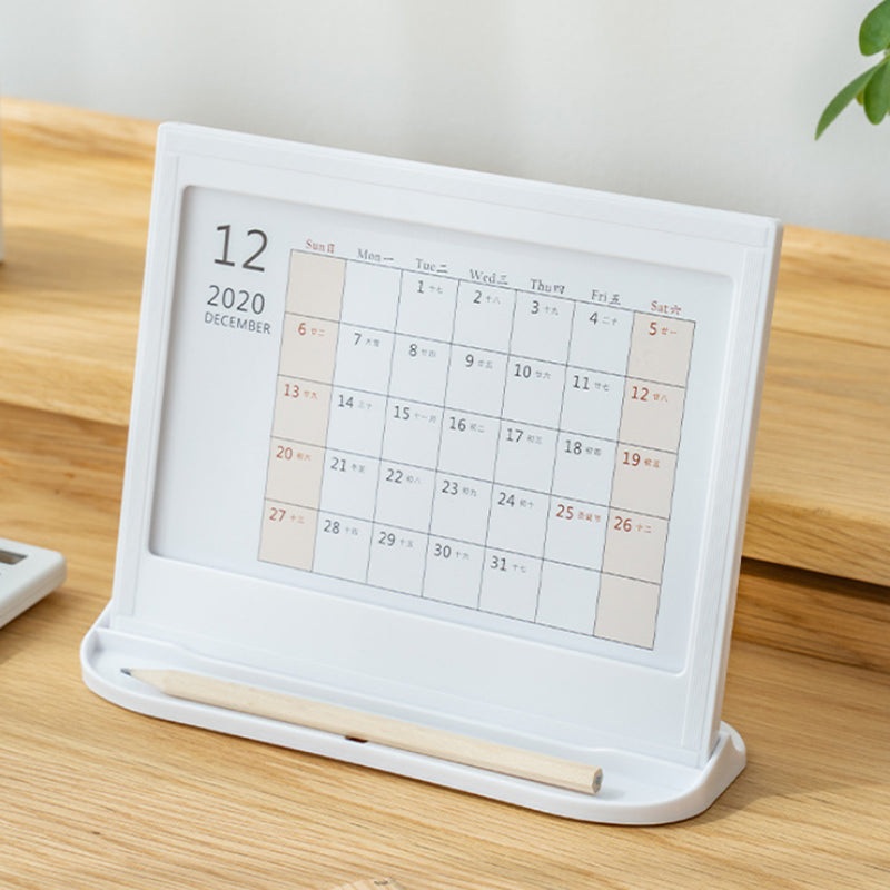 2020 Creative Business Desk Calendar Multifunctional Wall-mounted Monthly Calendar
