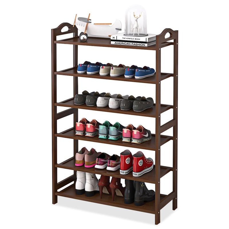 3/4/5/6 Tiers Shoe Rack Multi-layers Storage Shelf Space Saving Organizer Books Decorations Stand for Home Office