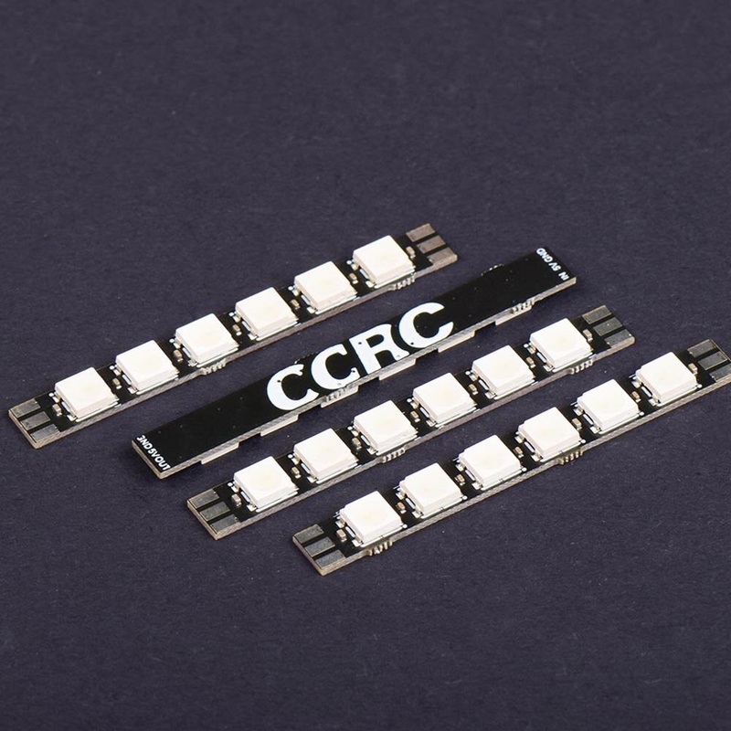 4PCS RGB 5050 Mini LED Light Strip 5V Programmable for Betaflight INAV F4 F7 AT Flight Controller DIY RC FPV Racing Drone