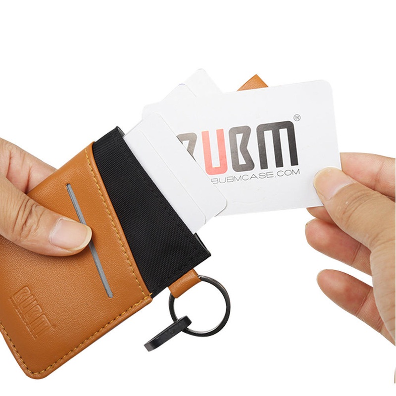 BUBM Men and Women Removable Cards Holders Bag Storage Organizor Pouch Money Change Key Bag