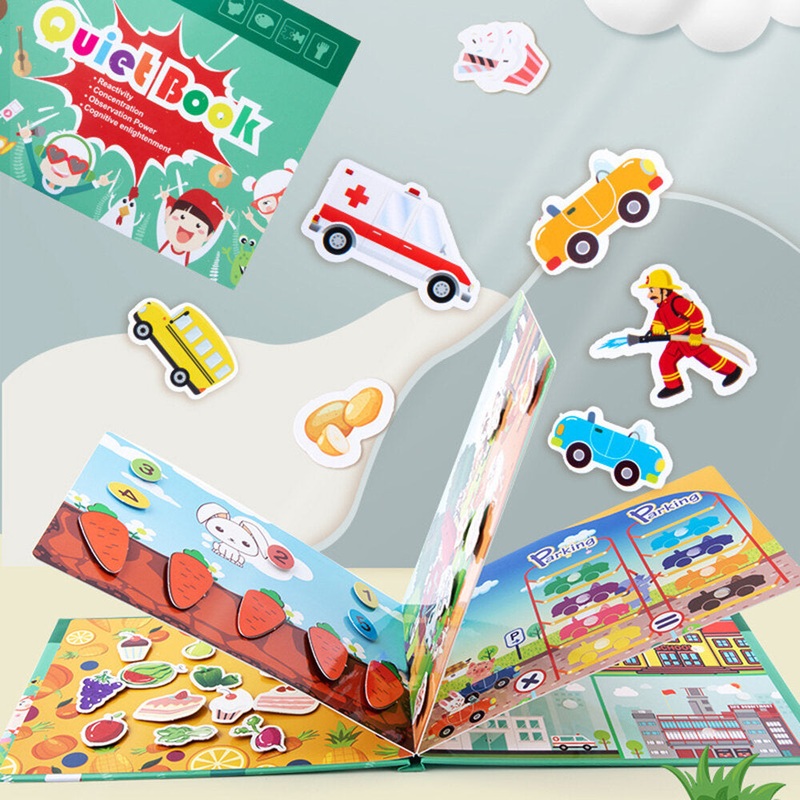 Children Early Education Busy Books Early Learning Intelligence Development Cognize Book  Preschool Learning Activities