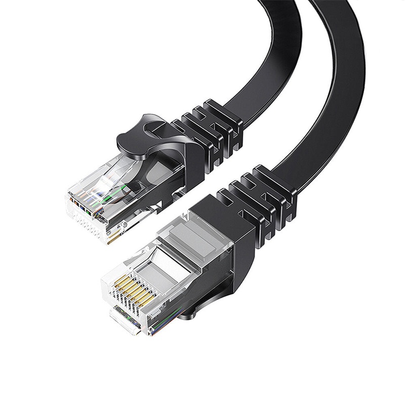 ESSAGER Cat6 1000Mbps Ethernet Cable Flat Lan Cable 5M/10M/15M RJ45 Splitter Network Cable CAT6 Internet Cord for Router Laptop Switch Patch Cable