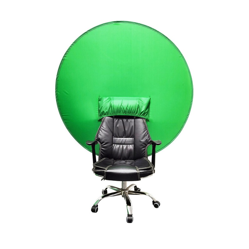 Green Screen Chair Cover Live E-sports Streaming Background Cutout Set Chair Folding Background Board
