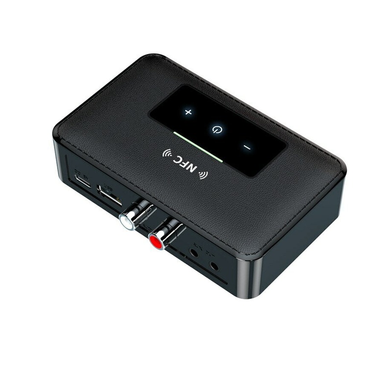 Grwibeou bluetooth 5.0 Audio Transmitter/Receiver Adapter 3.5mm RCA AUX Output Wireless bluetooth Aux Stereo Receptor For Amplifier Speaker