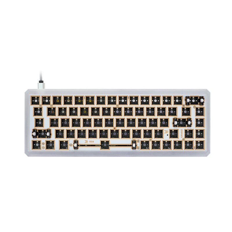 SKYLOONG GK68X Keyboard Kit Hot Swappable NKRO RGB Wired bluetooth Dual Mode PCB Mounting Plate Case Customized Kit