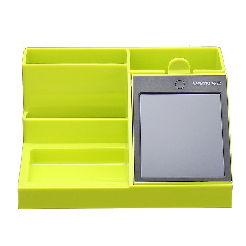 VSON Multifunctional Penholder With LCD Drawing Board Creative Fashion Office Receiving Simple Student Stationery Penholder