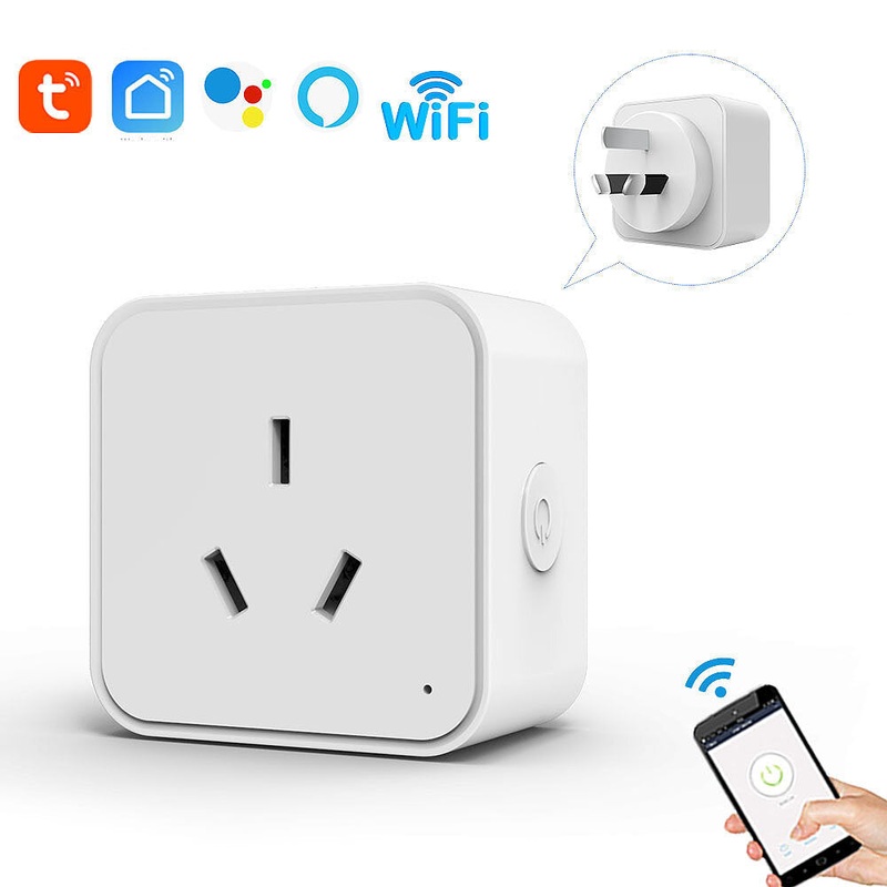16A Tuya Smart WiFi/Zigbe Socket Intelligent Outlet AU Plug APP Remote Control Timing Function Energy Monitor Support Alexa Google