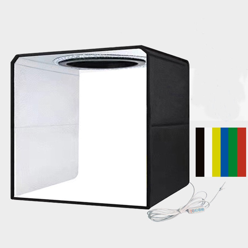 25/30/40cm Folding Mini Photo Studio Lightbox 3 Model LED Light Photography Softbox