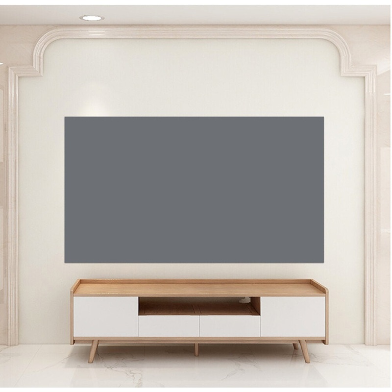 4K High-Definition Projector Screen 120-Inch 16:9 Metal Material Foldable Anti-light Curtain Simple Home Projector Portable Projector Screen