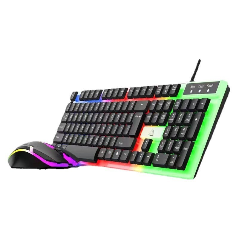 Cadeve GT100 keyboard and Mouse set Suspended Cool Backlight for PC Gamer