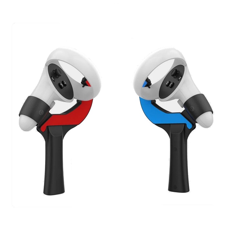 Hibloks Table Tennis Paddle Grip Handle Stick for Oculus Quest 2 Touch Controllers Playing Eleven Table Tennis VR Game