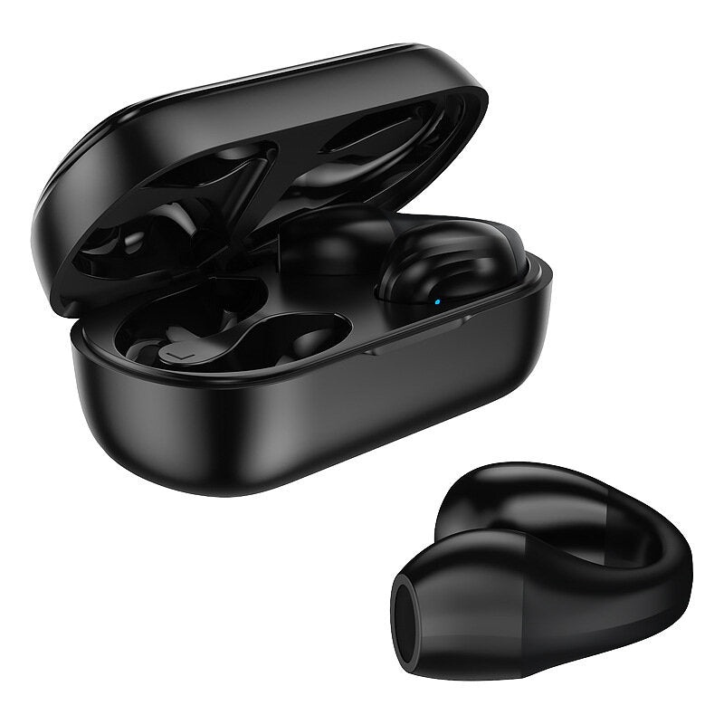 LY-92 True Bone Conduction Earphone bluetooth 5.3 HiFi Stereo Intelligent Noise Cancelling Digital Display Auto Pairing Touch Control Ear-clip Sports Earphone