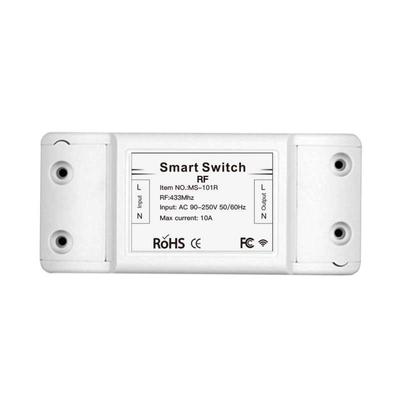 Mouehouse RF433 Smart Light Switch Timer  RF Remote Control Supports Encoding 1527