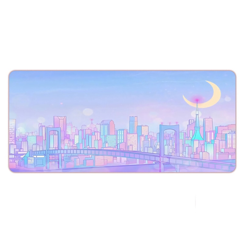 Simplicity Large Mouse Pad Anti-slip Rubber Gaming Keyboard Pad 800*300*2mm Desktop Table Protective Mat for Home Office