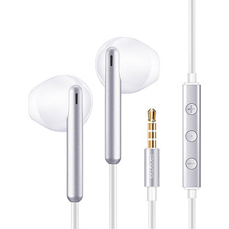 Tangmai T3 Wired Earphone 13.6mm Drive Unit Deep Bass 3.5mm Wired Semi-in-ear Sports Headphone