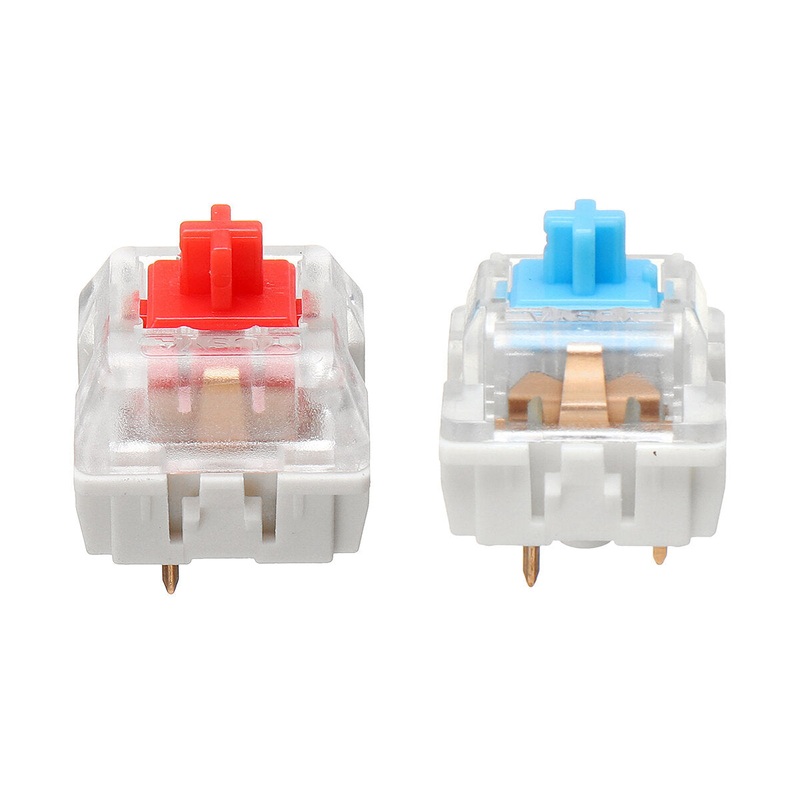 70/110 Pcs Mechanical Blue/Red Switches 3Pin LED SMD MX Switch for DIY Mechanical Gaming Keyboards