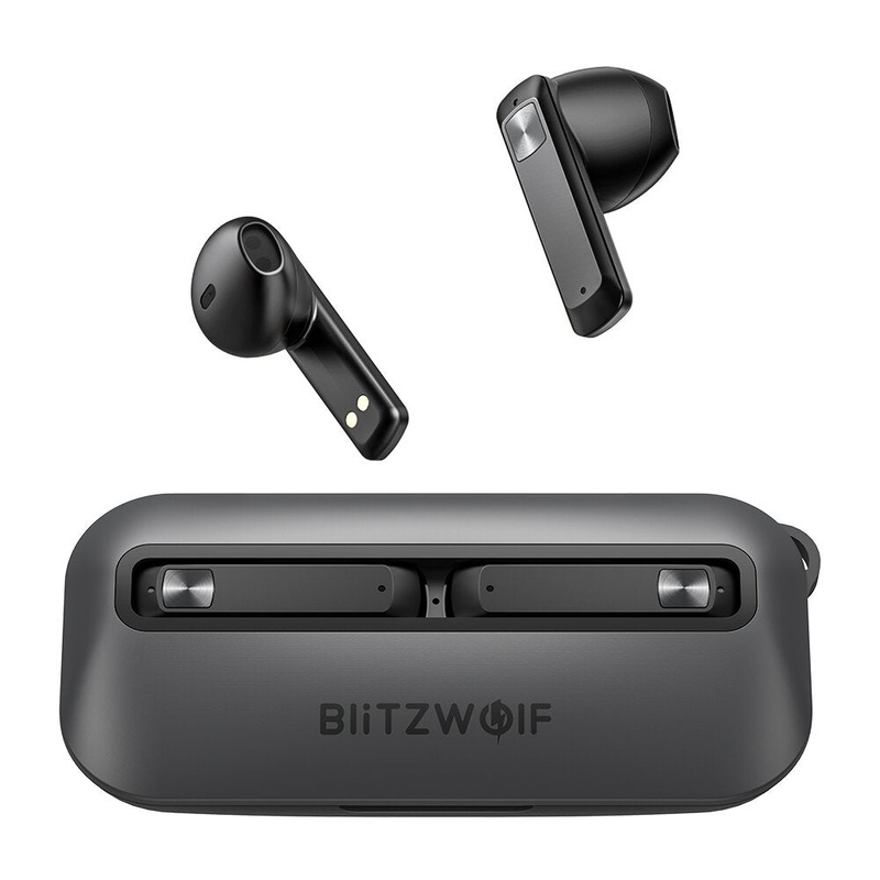 BlitzWolf BW-FPE1 TWS bluetooth Earphone 1.7CM Ultra Thin Portable Earbuds 13mm Large Driver HiFi Stereo ENC HD Mic Half in Ear Headphone