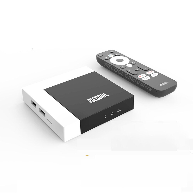 Mecool KM7 Plus TV Box Global Android Android 11 Netflix 4k Google TV 2GB DDR4 16GB ROM100M LAN Internet S905Y4 Home Media Player