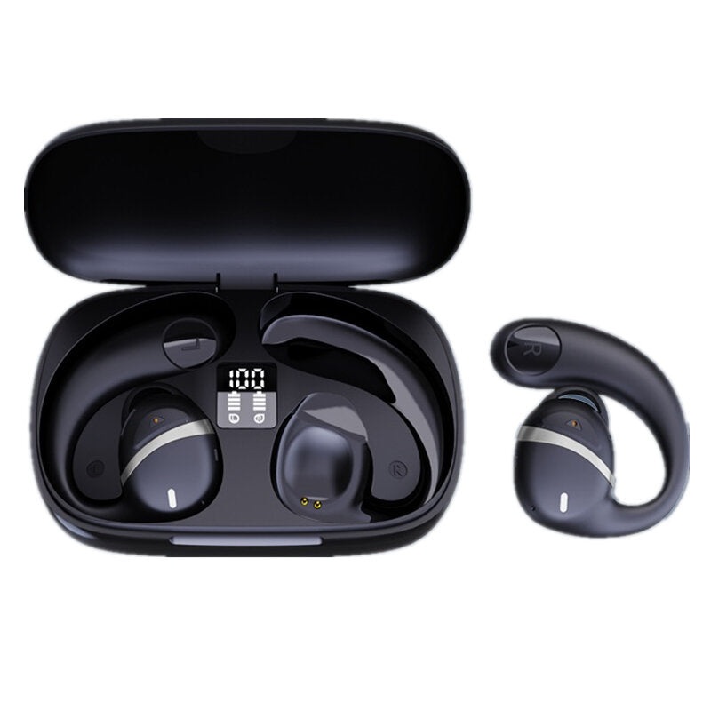 OD06 TWS Wireless Earbuds bluetooth 5.3 Earphone Open Ear Sports Earhooks LED Power Display 16.2mm Drivers Headphones with Mic