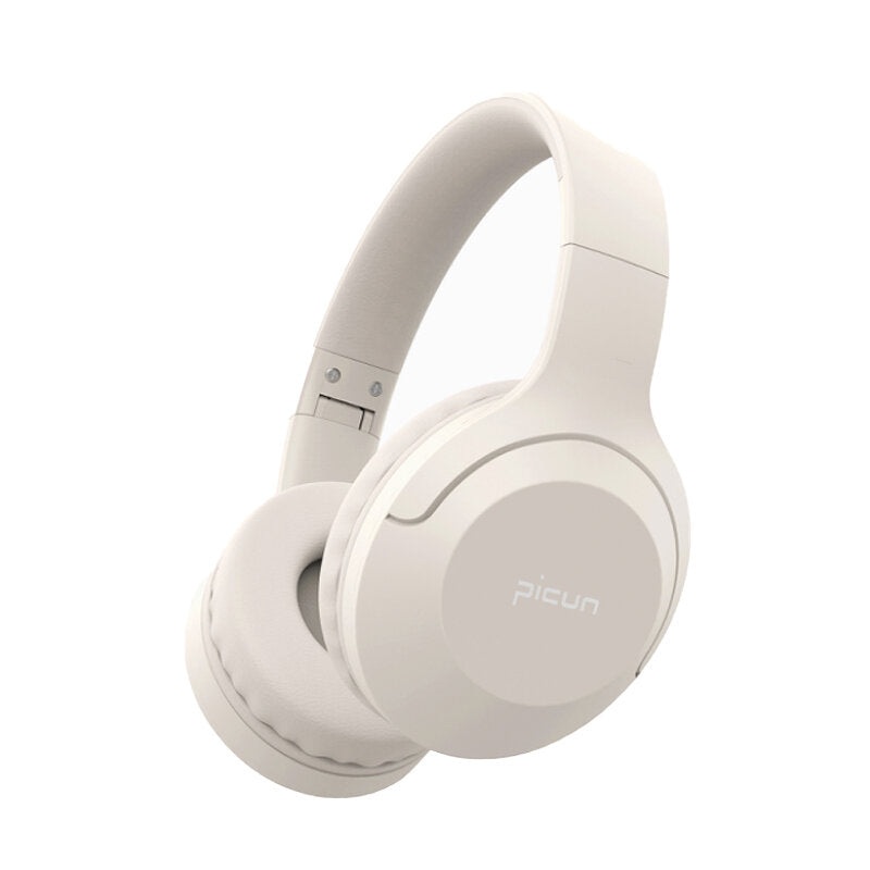 Picun B-01S Wireless Headset bluetooth 5.3 Headphone 40mm Dynamic Speaker HiFi Sound SBC AAC Audio Noise Reduction Support TF Card Foldable Outdoor Sports Headphone