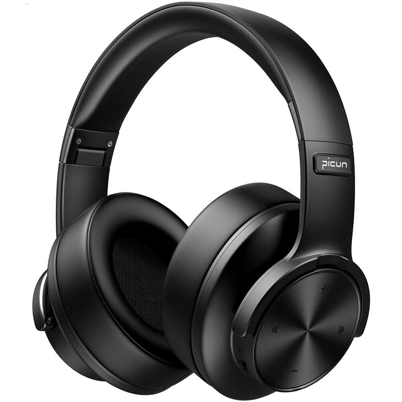 Picun B8 Wireless Headset bluetooth Headphone 50mm Large Driver Touch Control Portable Foldable Sport Gaming Headphones with Mic