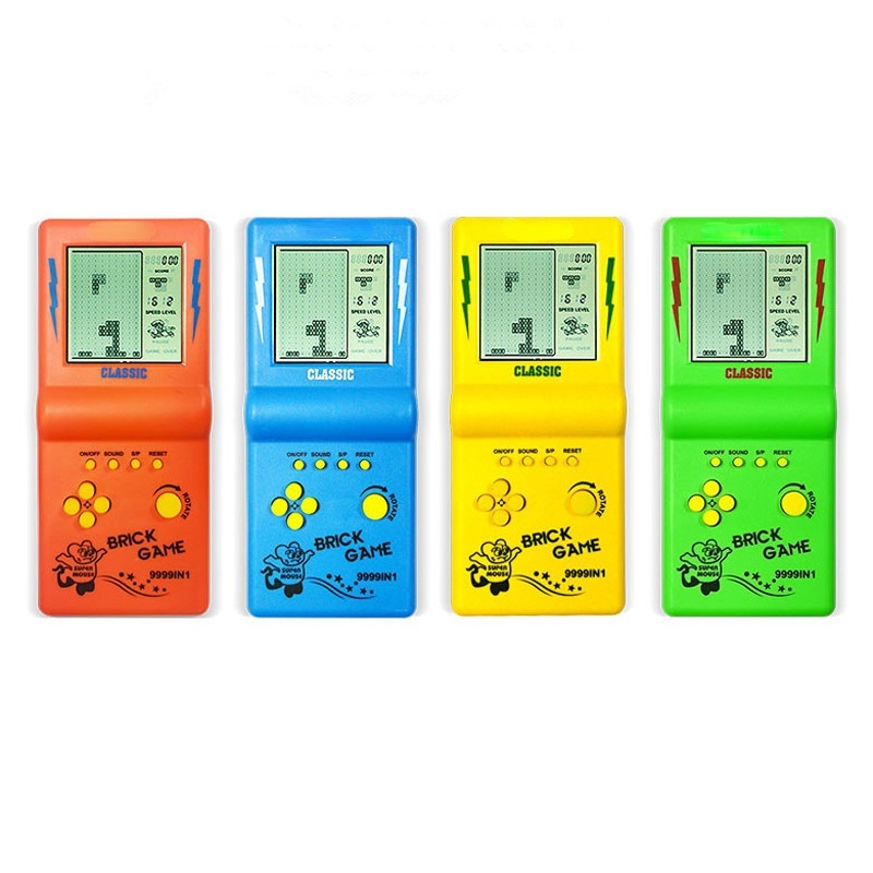 Portable Retro Video Game Console BRICK GAME Handheld Game Players Electronic Game Toys Pocket Game Console Classic Childhood Gift