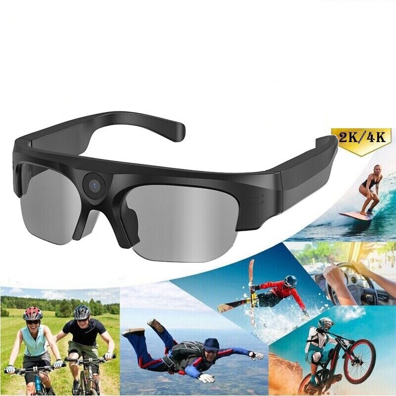 XV16 Smart Glasses Sports DV Glasses 2K HD Camera Sunglasses Wireless DV Sports BT Headset Audio Smart Glasses