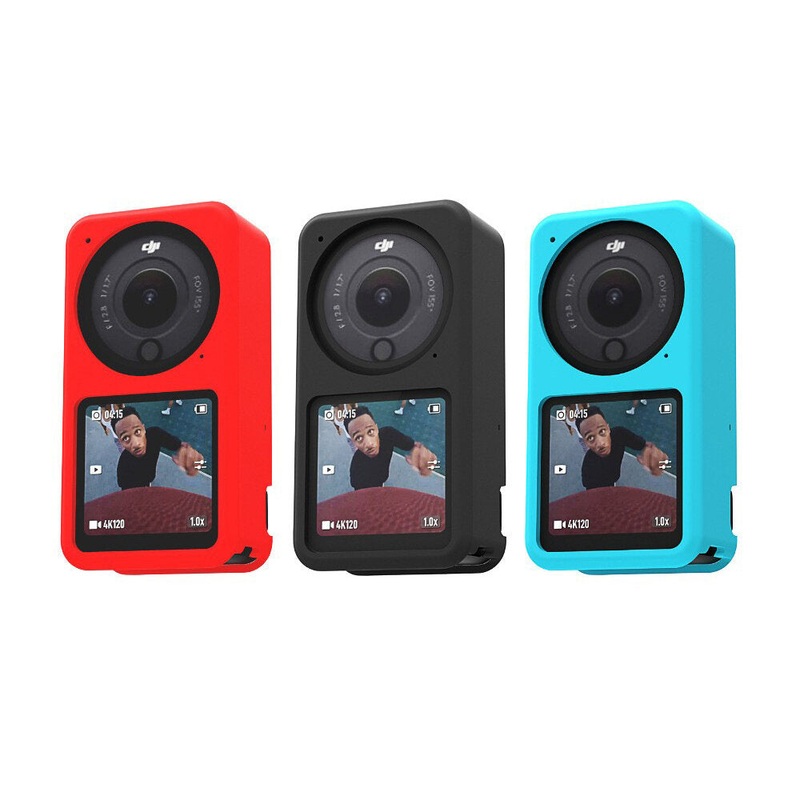 Sports Camera Silicone Case Anti-drop Dust Protective Housing Cover for DJI ACTION 2 Sports Camera Accessories