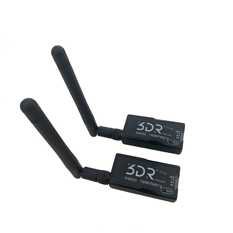 1 Pair X6 3DR Radio Telemetry Open Source 2KM 500mW 433MHz / 915MHz for APM Pixhawk Flight Controller