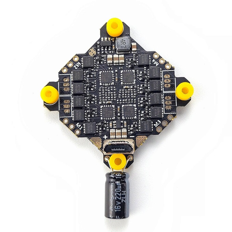25.5*25.5mm DarwinFPV ELRS AIO 1-3S Flight Controller for TinyAPE/ TinyAPE Plus Betaight OSD 15A ESC
