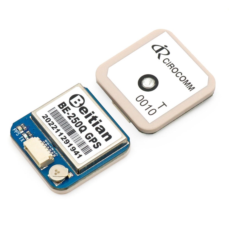 Beitian BE-250Q GPS Module With Compass Antenna UBX M10050 GNSS Chip Ultra-Low Power GNSS Receiver for Track Compatible RC Model Airplane FPV Drone DIY Parts