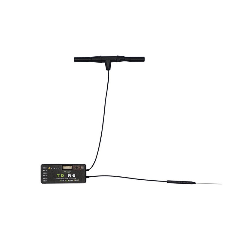 FrSky Tandem TDR6 OTA 2.4GHz & 900MHz Dual-Band 6/24CH TD Mode Low Latency Long Range RC Receiver With Black Box Function for RC Drone