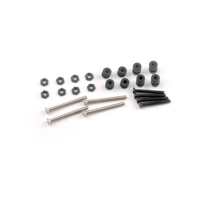Happymodel Bassline Spare Part Flight controller mount Hardware Set M2x16 M2x22 Screws Rubber Damping Ball for RC Drone FPV Racing