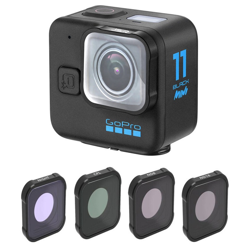 JUNESTAR For GOPRO Hero 11 Camera Mini Filter Lens UV/CPL Lens Combo